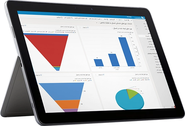 CRM Analytics on Tablet